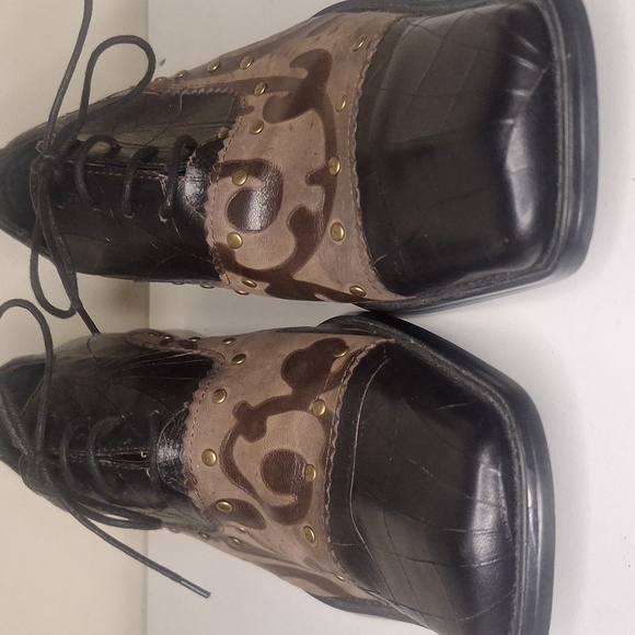 Versace Vintage Men's Dress Shoes SZ EU 44 - Picture 7 of 8